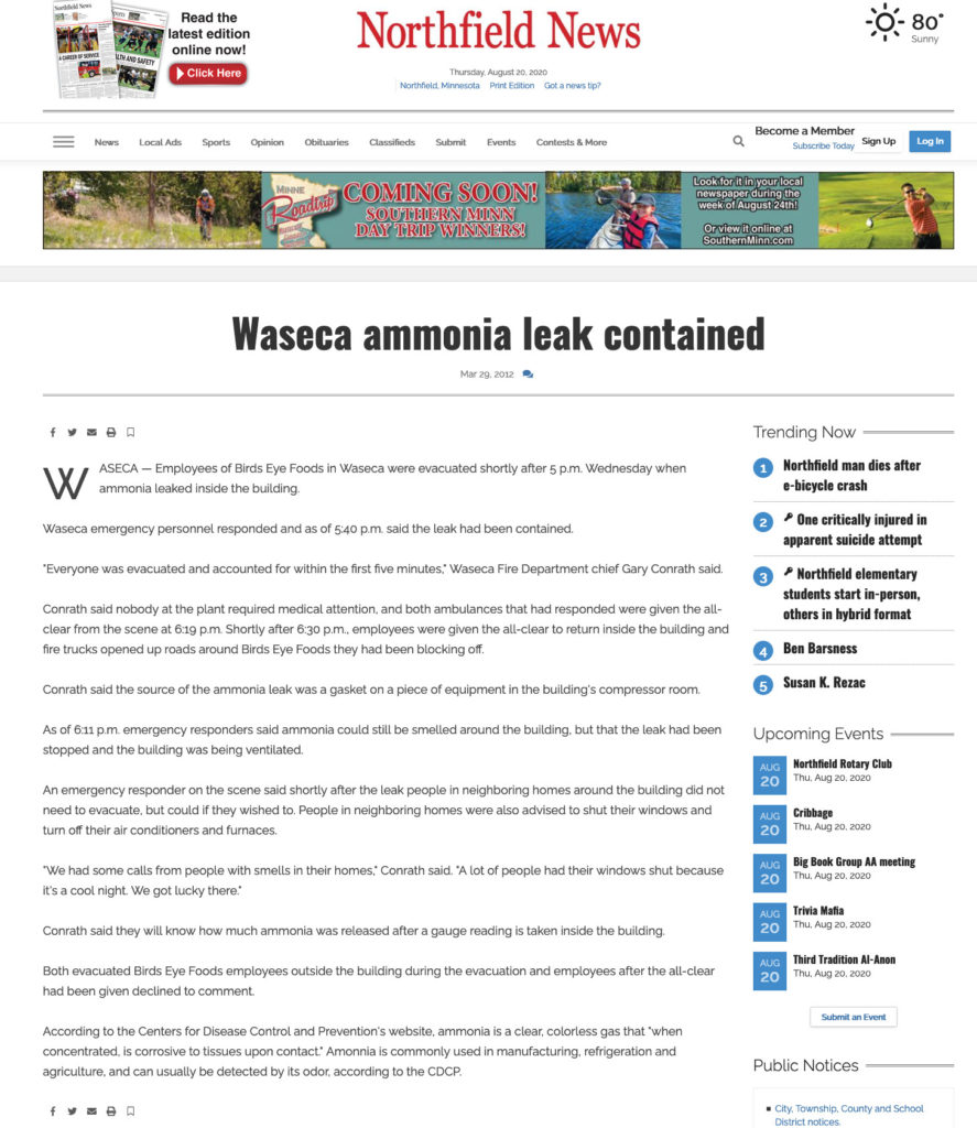 birds-eye-waseca-ammonia-leak-2012